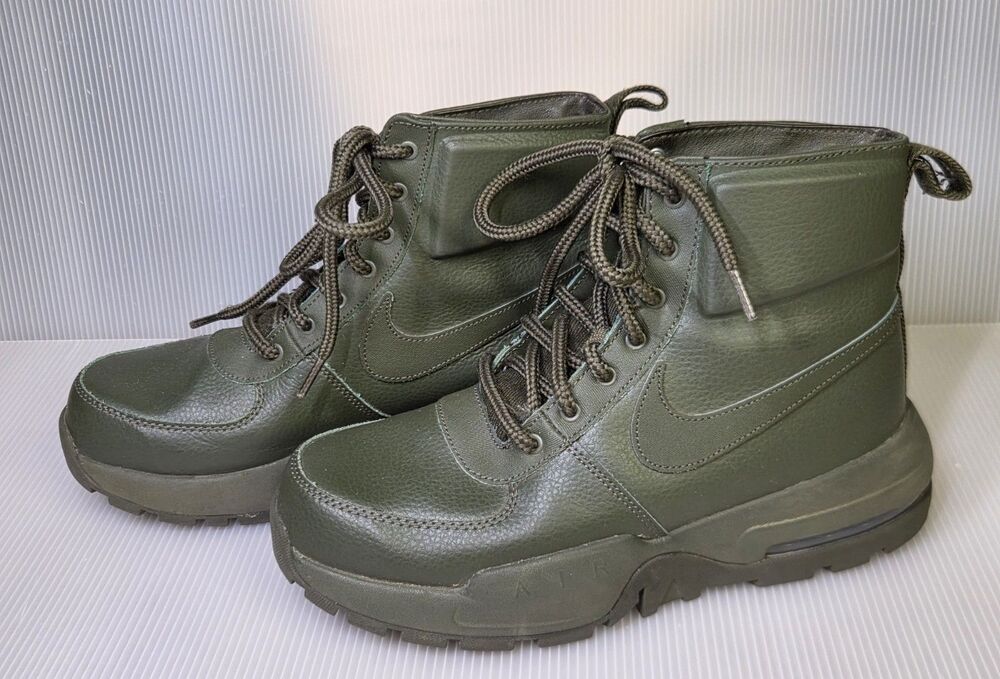 Men's Nike Air Max Goaterra 2.0 Cargo Khaki Size 8.5 DD5016-300 Green EXC COND